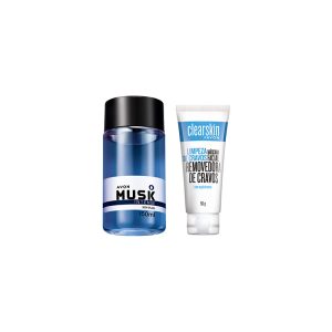 Kit Clearskin Mascara E Musk Azul