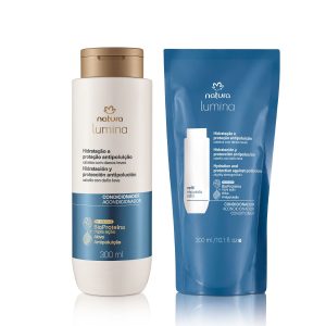 Kit Condicionador Protetor Lumina para Hidratação e Proteção Antipoluição com Refil (2 produtos) [NATBRA-219733]