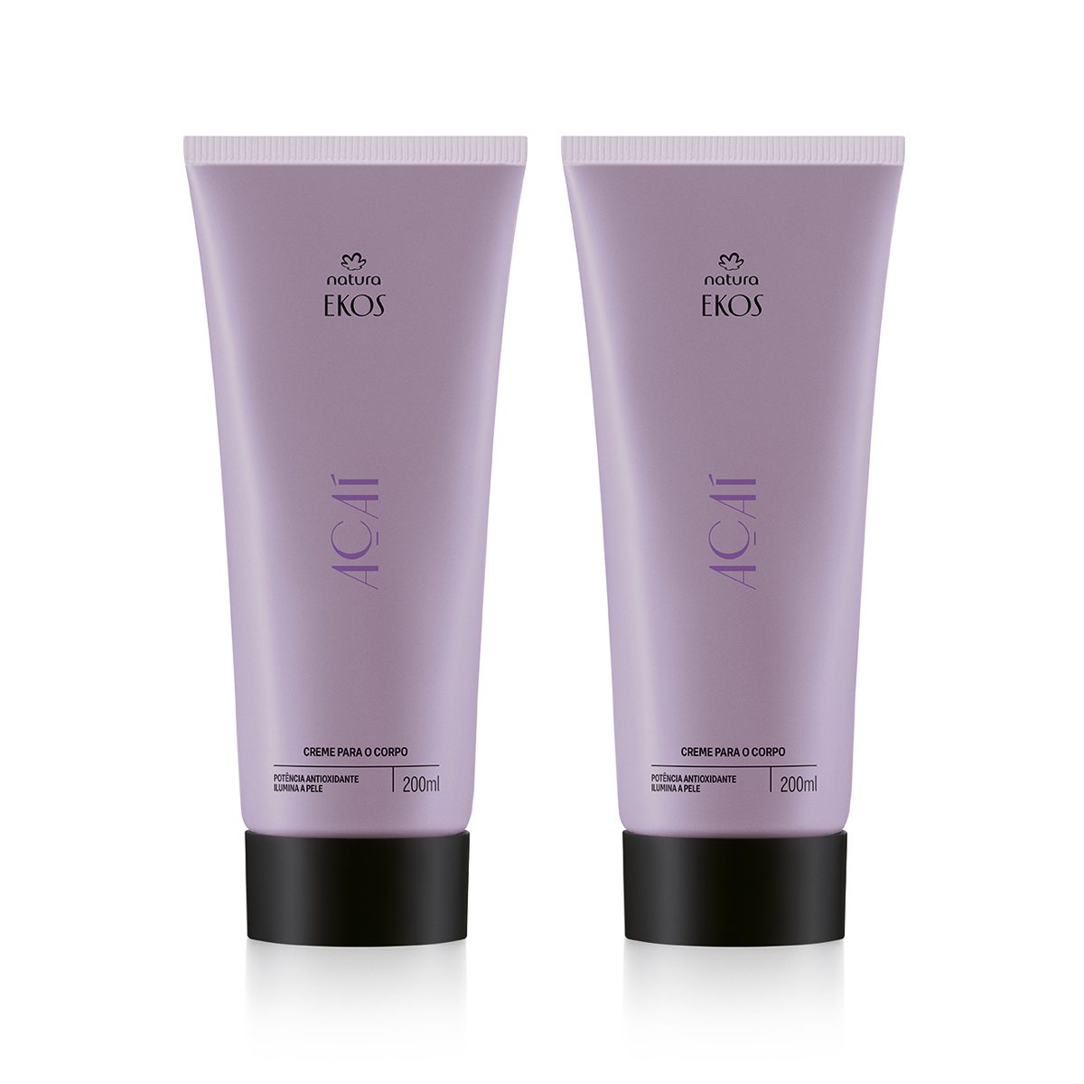 Kit Creme Desodorante Hidratante para o Corpo Ekos Acai 2