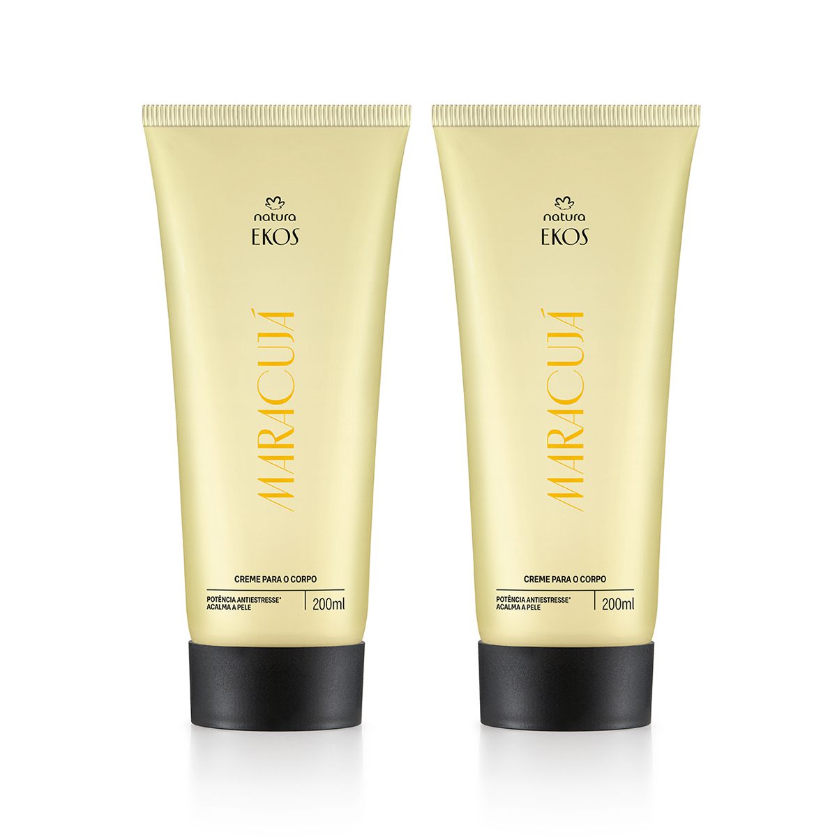 Kit Creme Desodorante Hidratante para o Corpo Ekos Maracuja 2
