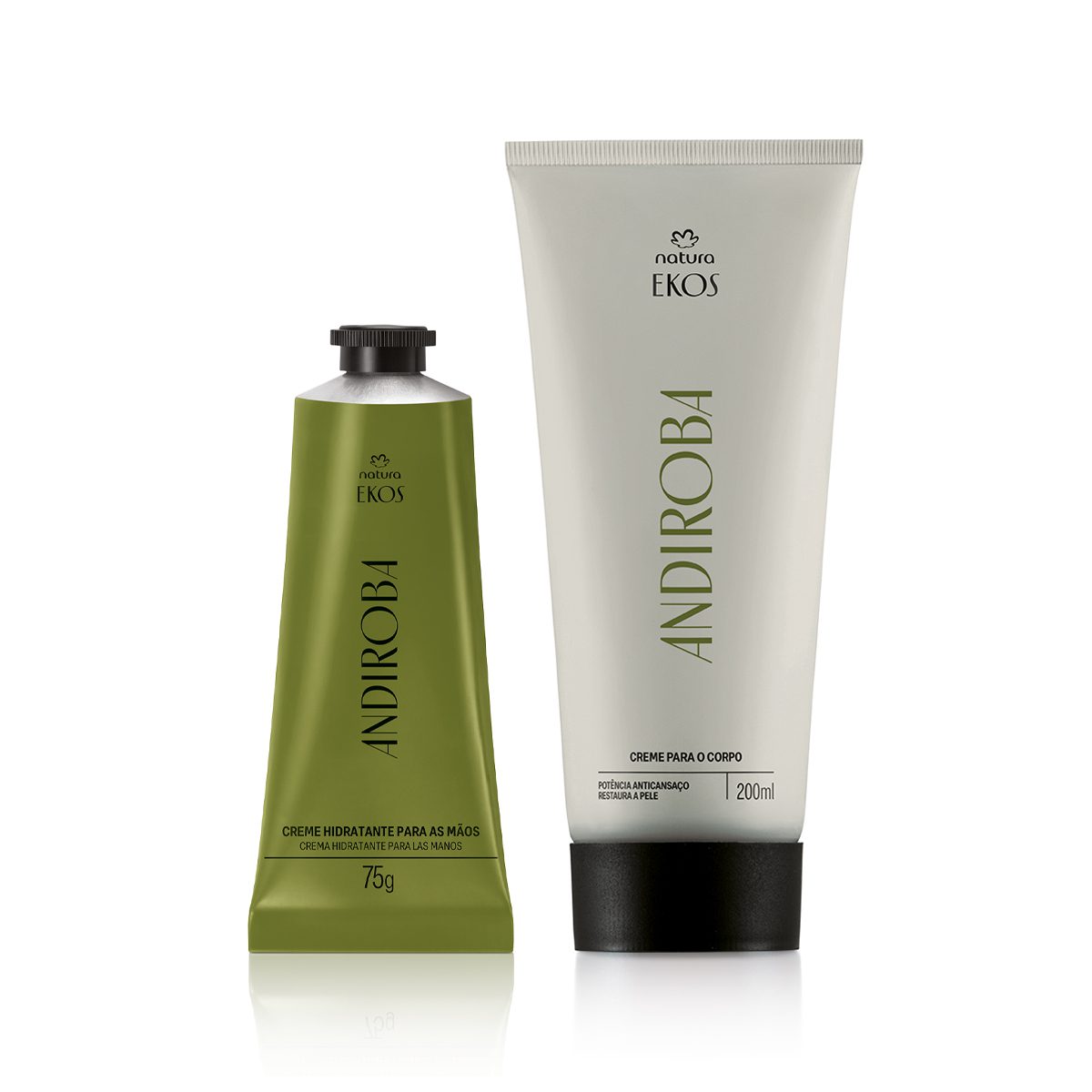 Kit Creme Hidratante para Maos e Creme Desodorante Hidratante para