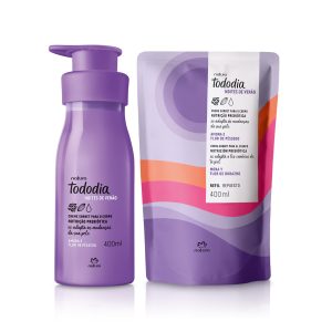 Kit Creme Sorbet Desodorante Nutritivo para o Corpo Tododia Amora e Flor de Pêssego com Refil [NATBRA-220762]