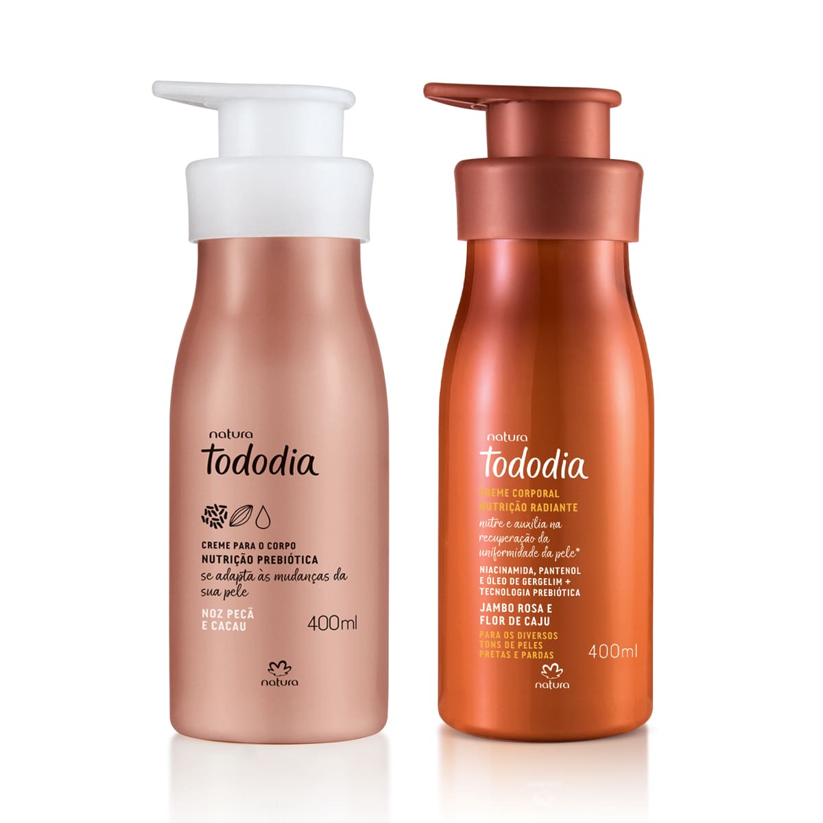 Kit Cremes Nutritivos Tododia Jambo Rosa e Flor de Caju