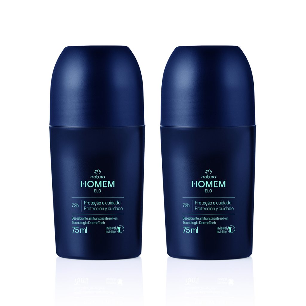 Kit Desodorante Antitranspirante Roll-On Natura Homem Elo (2 unidades)
