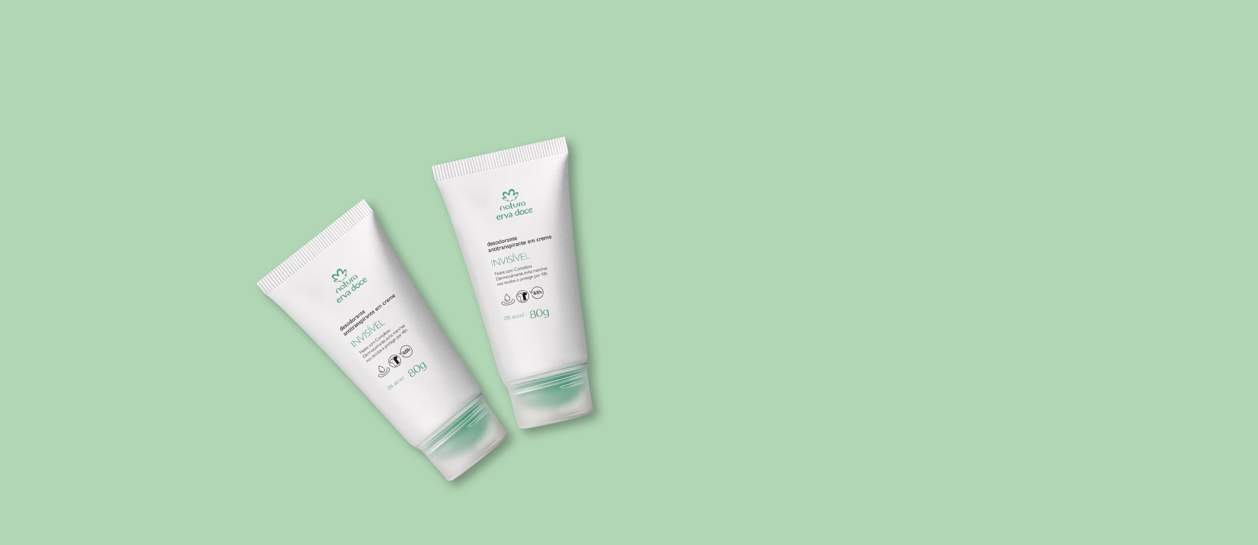 Kit Desodorante Antitranspirante em Creme Erva Doce 2 unidades scaled