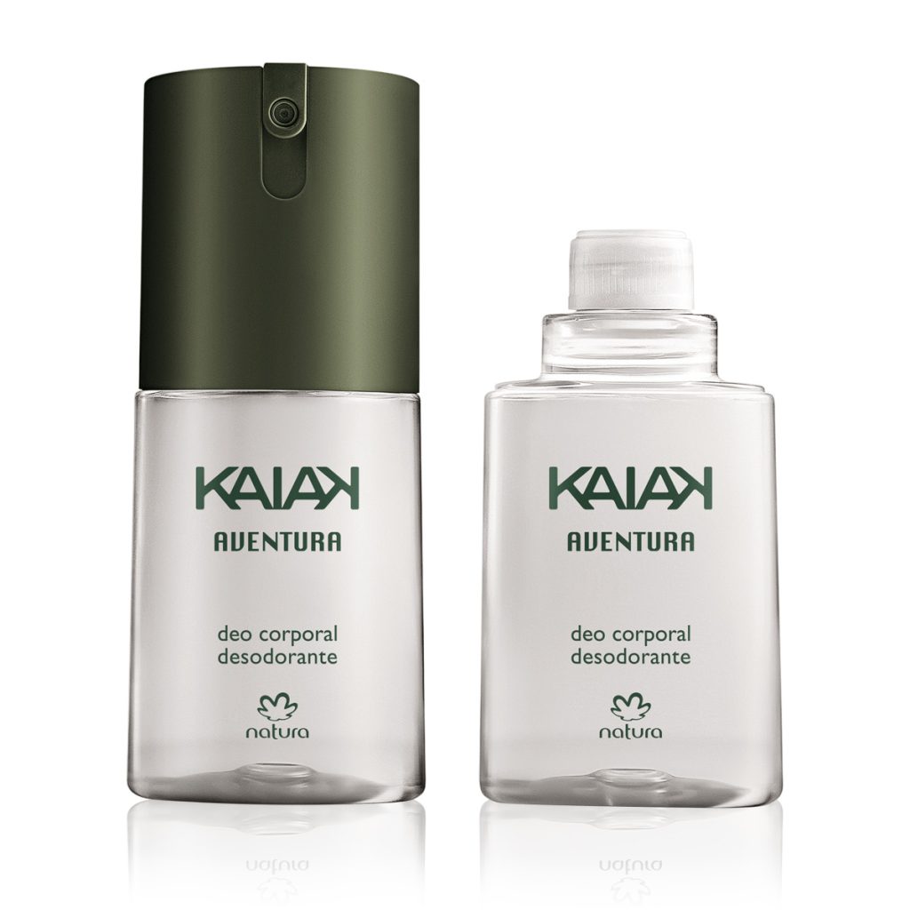Kit Desodorante Corporal com Refil Kaiak Aventura Masculino (2 produtos)