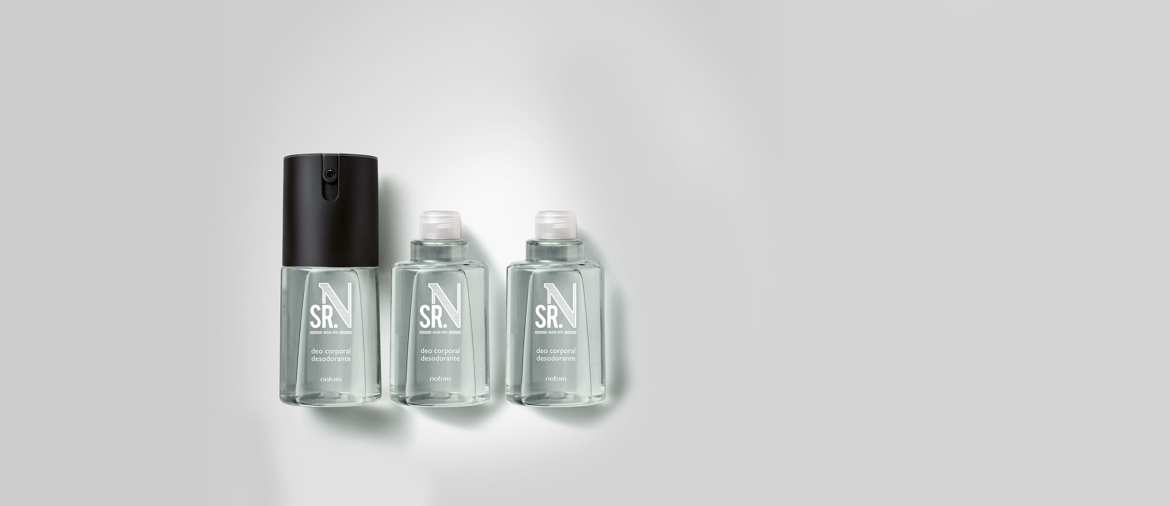 Kit Desodorante Spray Corporal Sr. N (3 produtos) 3 Kit Desodorante Spray Corporal Sr N 3 produtos