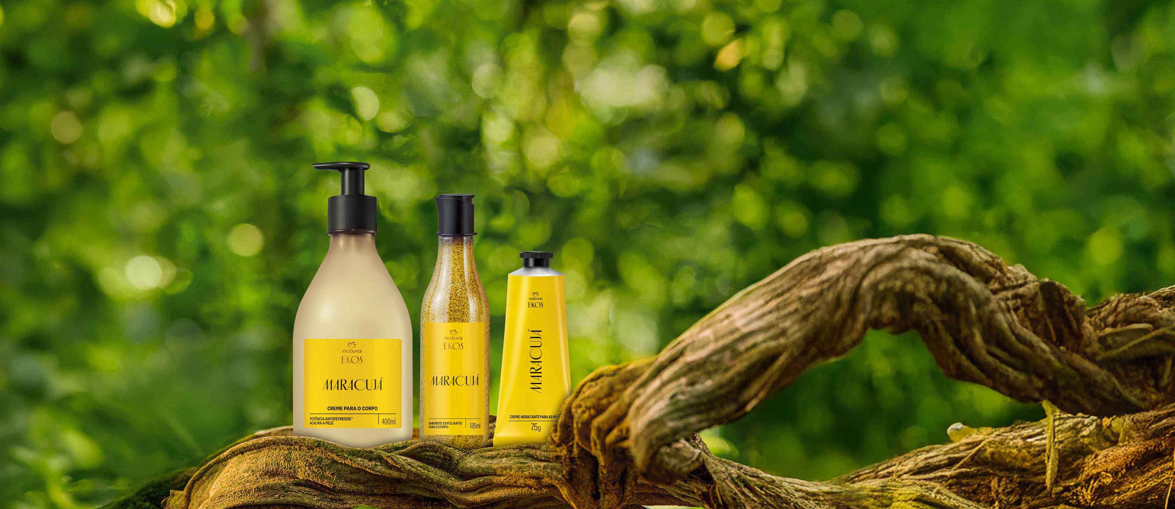 Kit Ekos Maracuja Creme para o Corpo e Maos e
