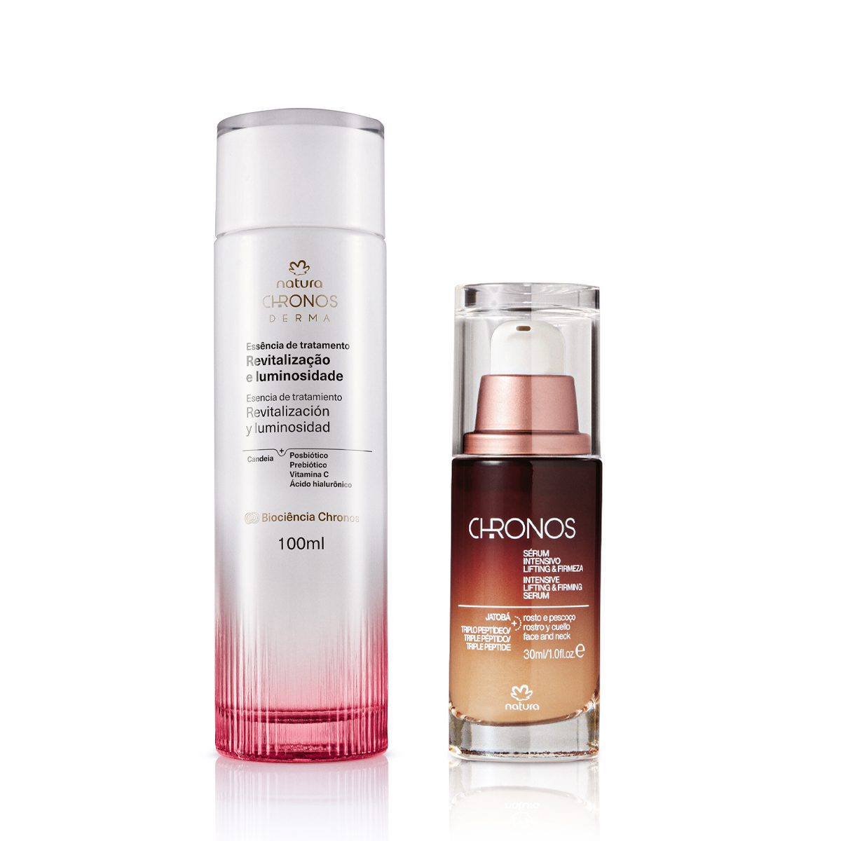 Kit Essência e Sérum Intensivo Lifting e Firmeza Chronos (2 produtos) 2 Kit Essencia e Serum Intensivo Lifting e Firmeza Chronos 2