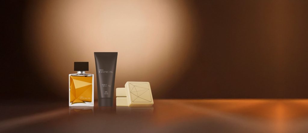 Kit Essencial Masculino, Sabonete em Barra e Creme de Barbear (3 produtos)