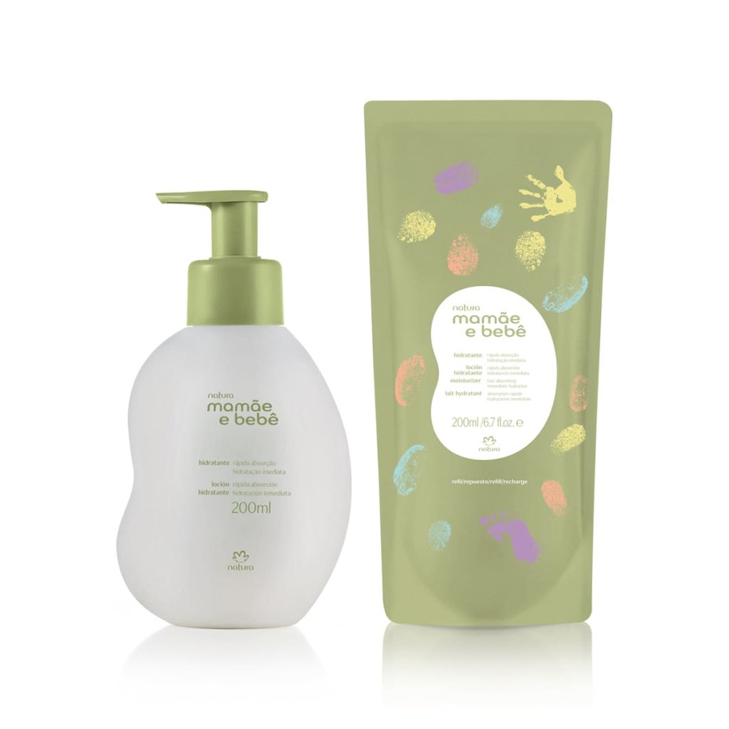 Kit Hidratante Mamãe e Bebê com Refil (2 produtos)