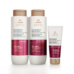 Kit Lumina Reconstrução de Danos Extremos (3 produtos) [NATBRA-235531]