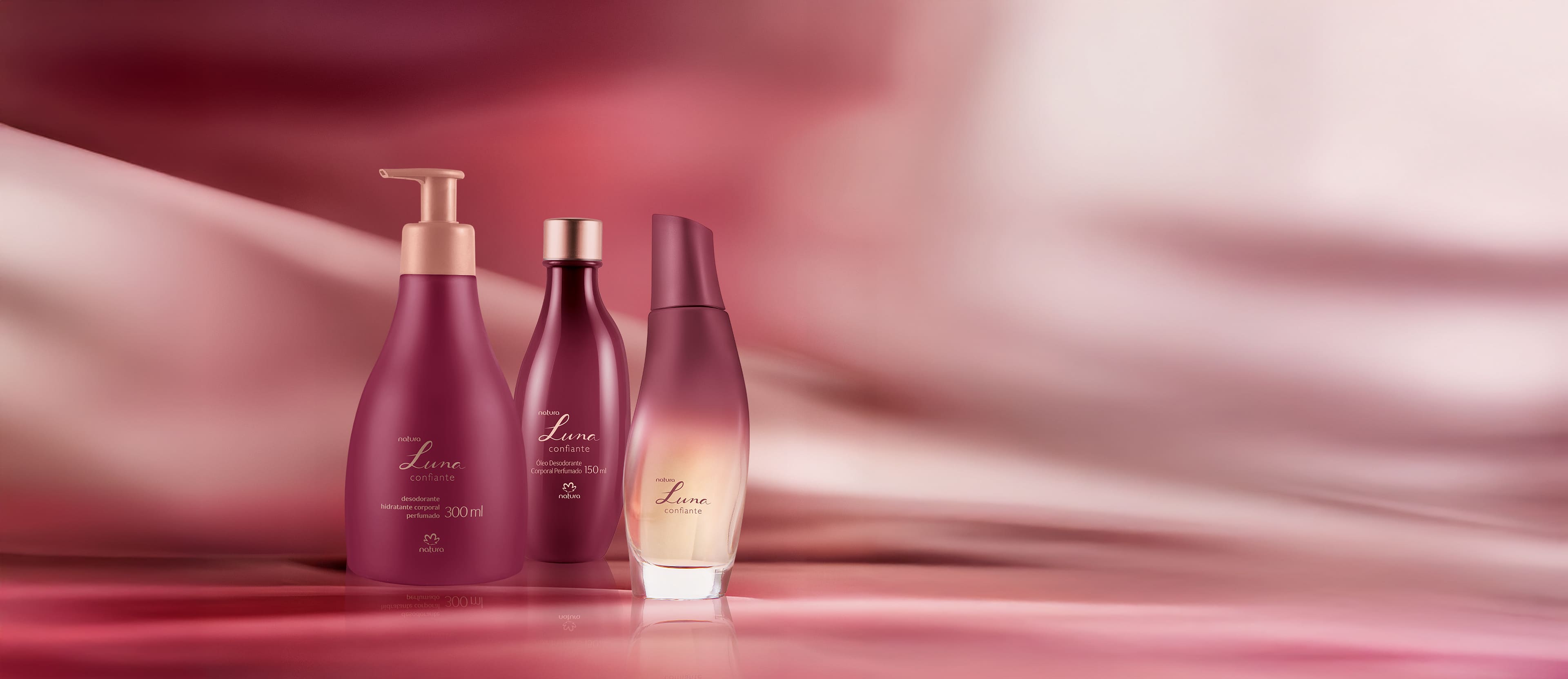 Kit Luna Confiante com Hidratante e Oleo Corporal 3 produtos