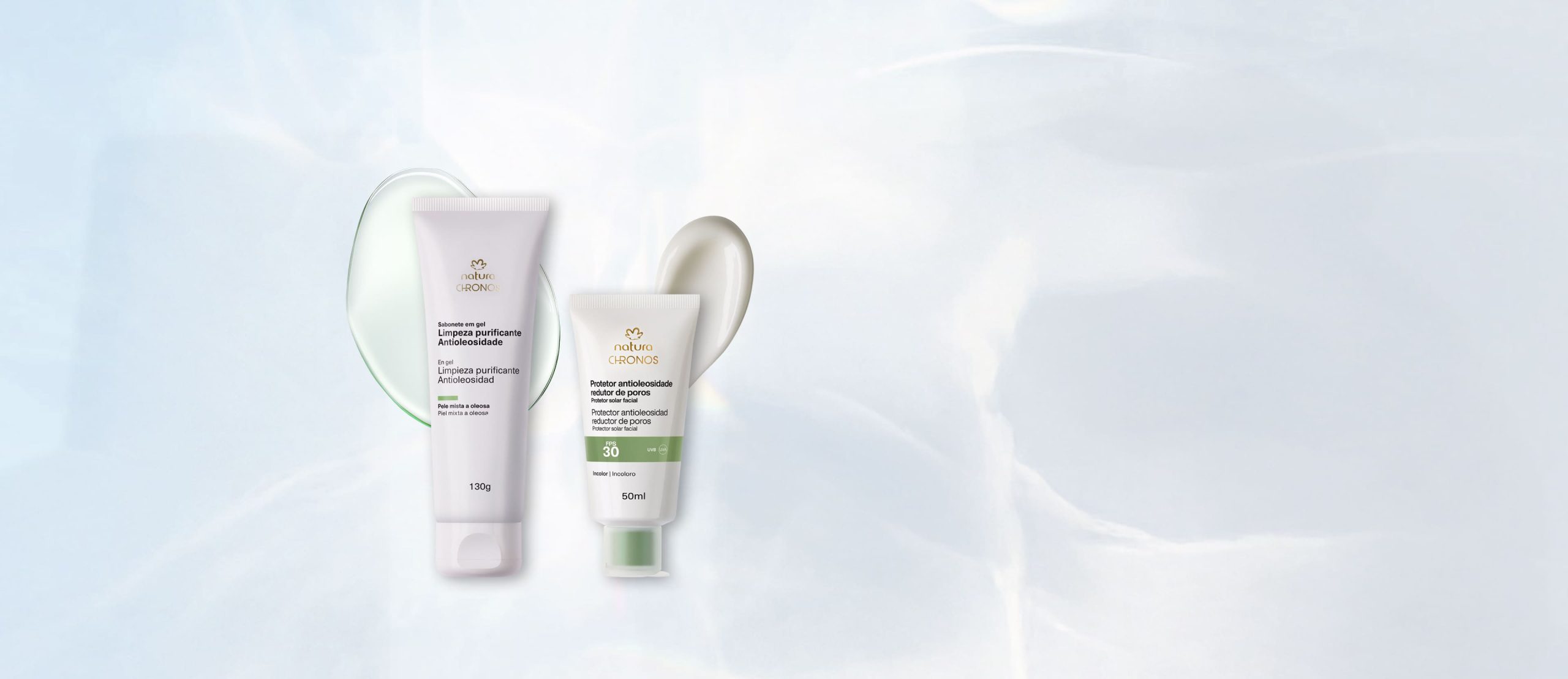 Kit Rotina Antioleosidade Chronos Derma 2 produtos scaled