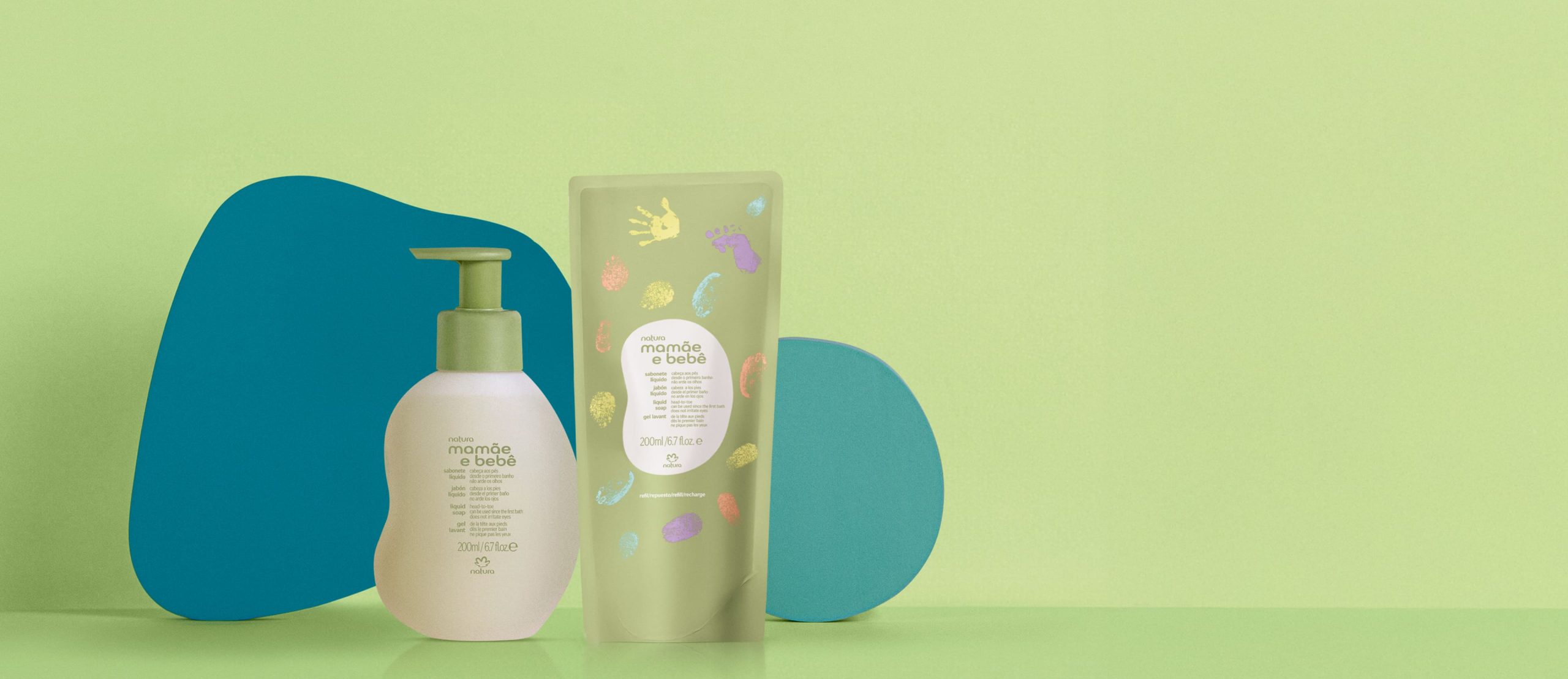 Kit Sabonete Liquido da Cabeca aos Pes Mamae e Bebe scaled