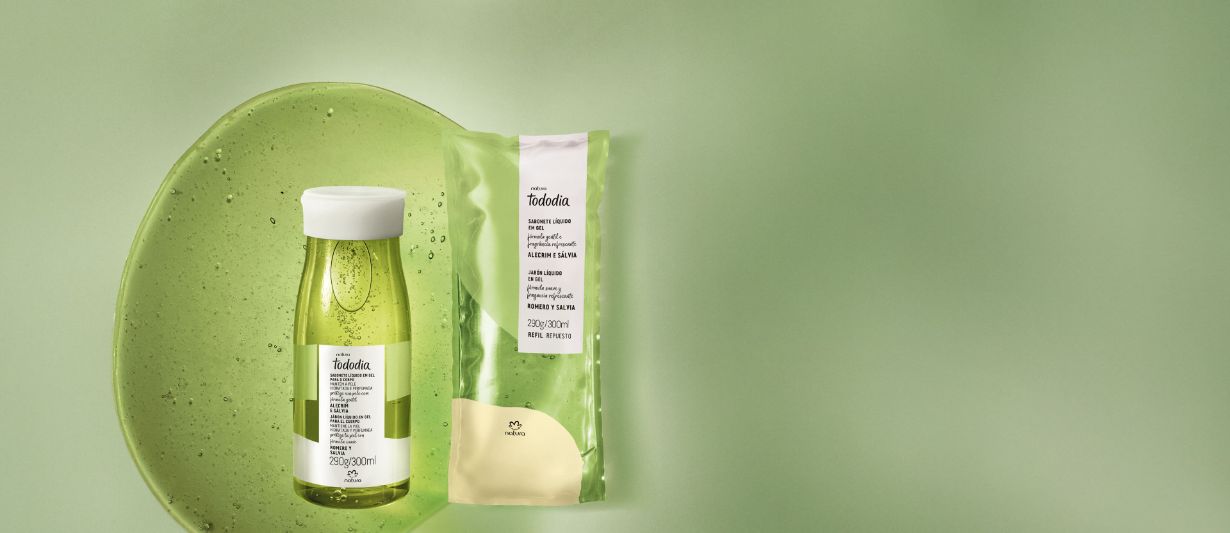 Kit Sabonete Liquido em Gel para o Corpo Tododia Alecrim