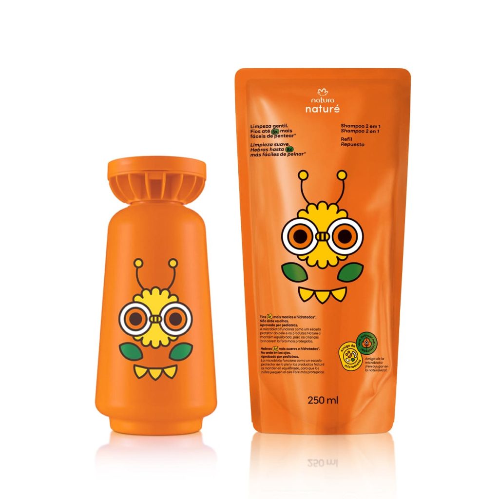 Kit Shampoo 2 em 1 Naturé com Refil