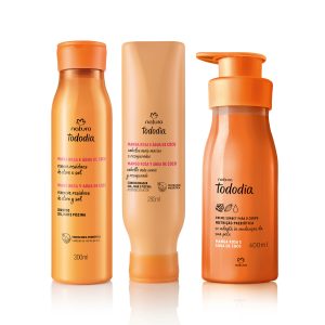 Loja 65 Kit Shampoo, Condicionador e Creme Tododia Manga Rosa e Água de Coco