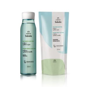 Kit Shampoo Hidratante Tododia Maçã Verde e Aloe Vera com Refil [NATBRA-231694]
