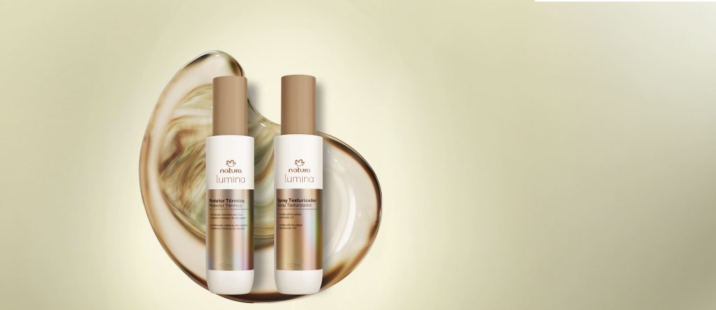 Kit Spray Texturizador e Protetor Térmico para Finalização Lumina (2 produtos)