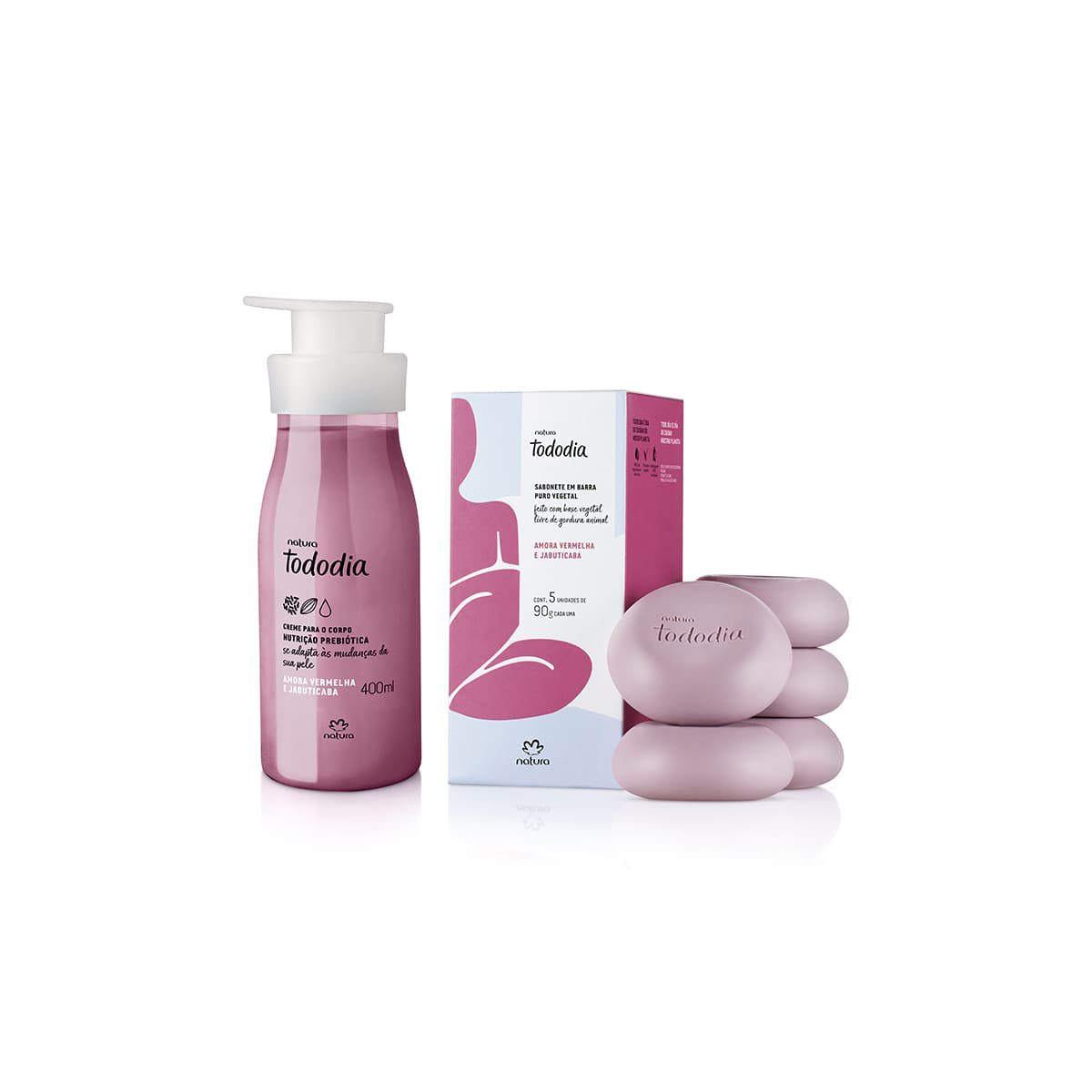 Kit Tododia Amora Vermelha e Jabuticaba 2 Kit Tododia Amora Vermelha e Jabuticaba