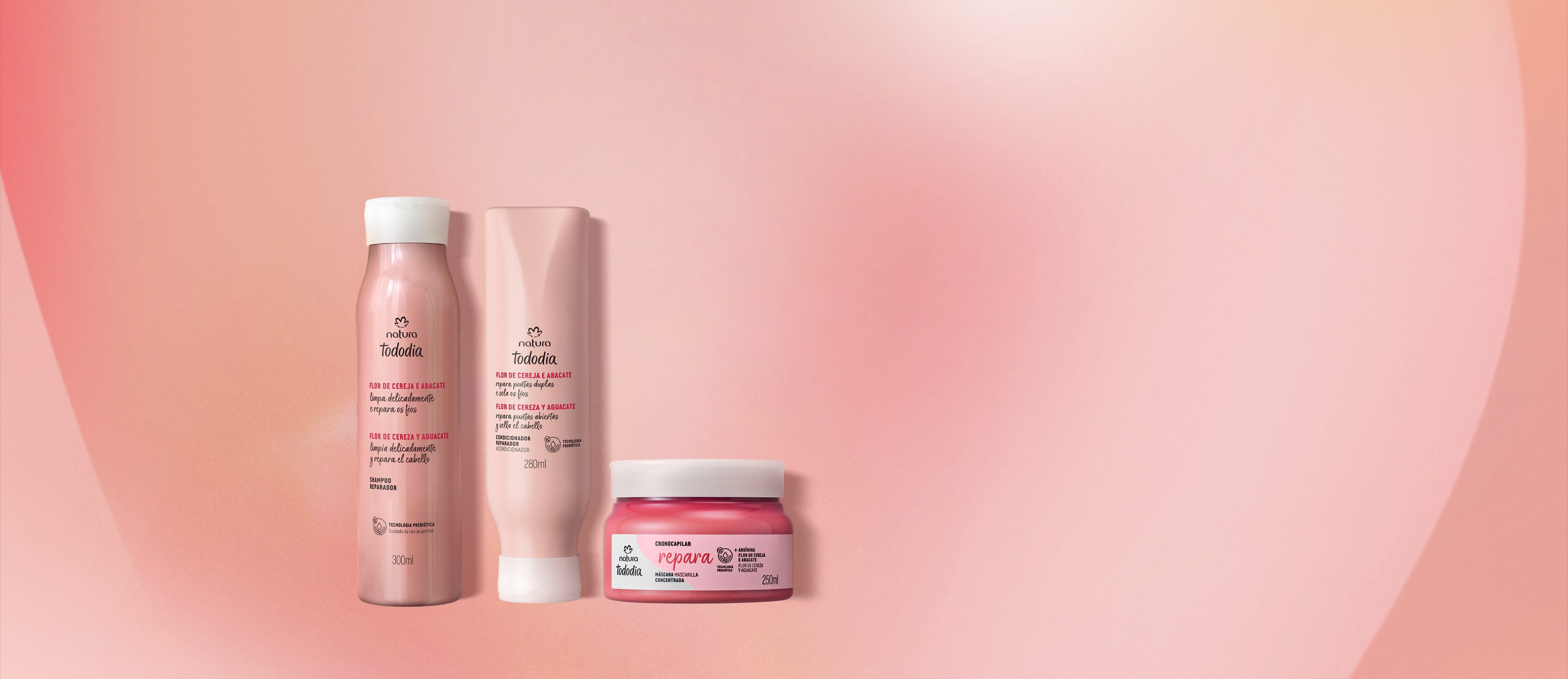 Kit Tododia Flor de Cereja e Abacate 3 produtos
