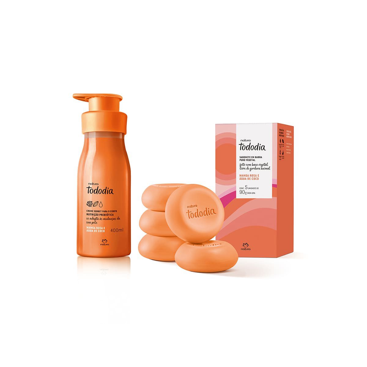 Kit Tododia Manga Rosa e Agua de Coco