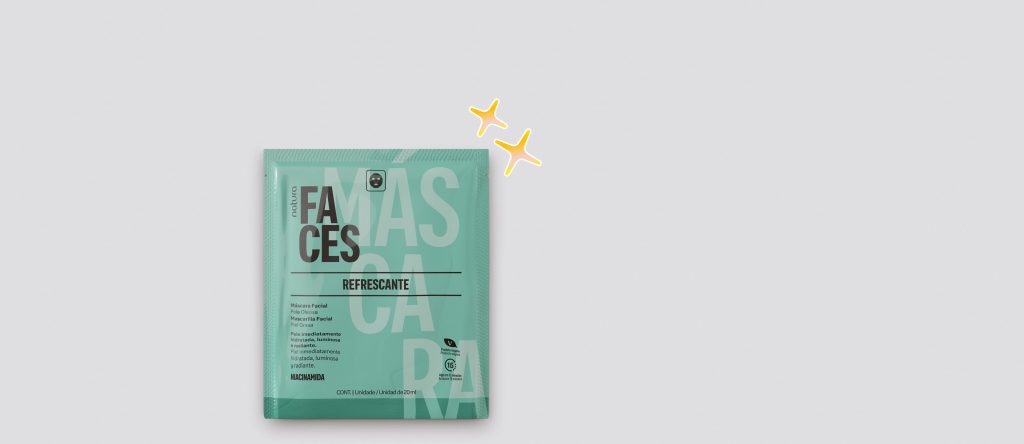 Máscara Facial Refrescante Faces 20 ml