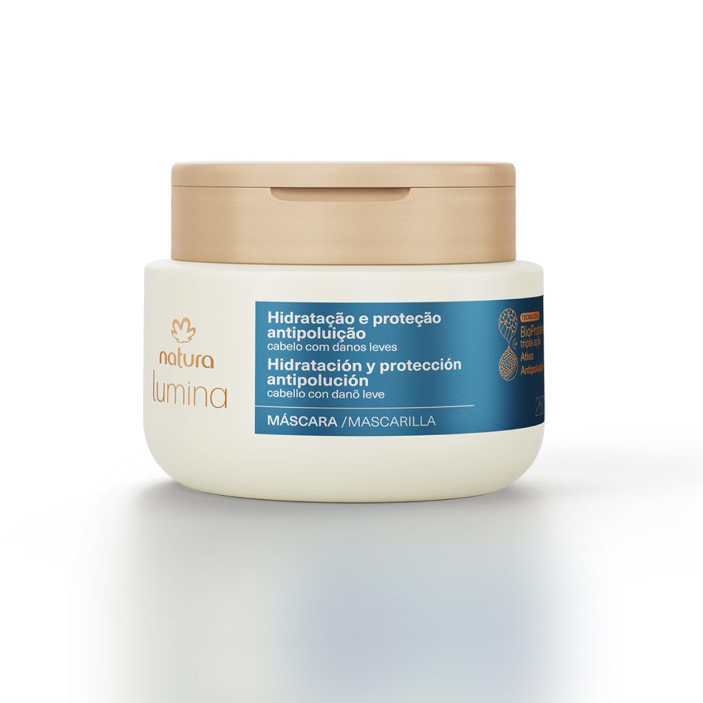 Máscara Hidratante Lumina para Hidratação e Proteção Antipoluição