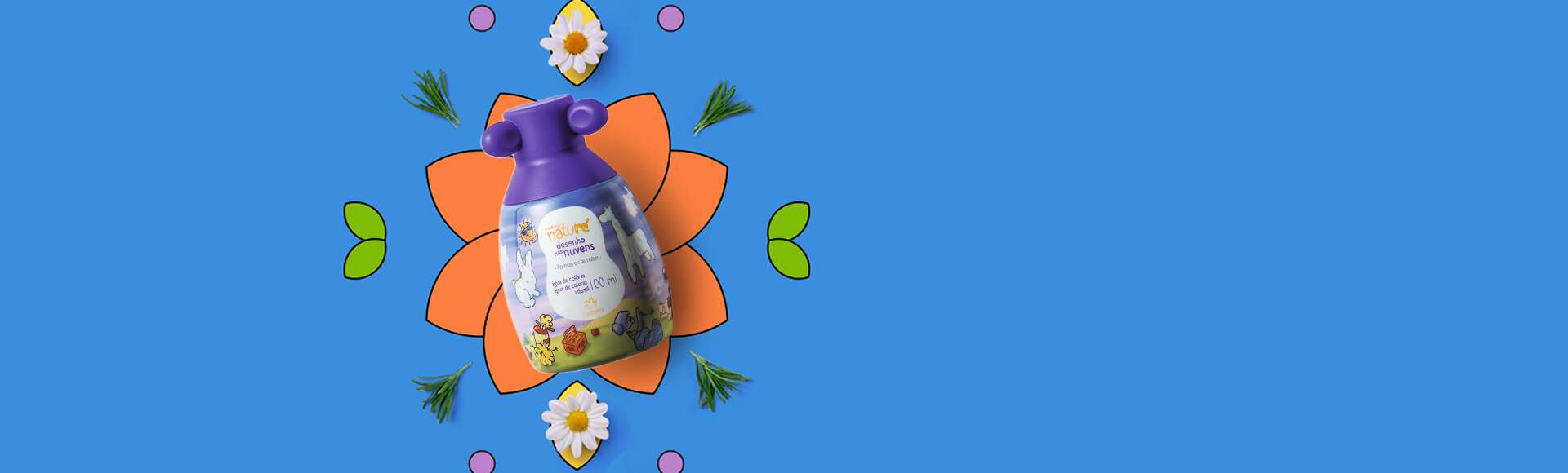 Nature Desenho nas Nuvens Agua de Colonia 100 ml