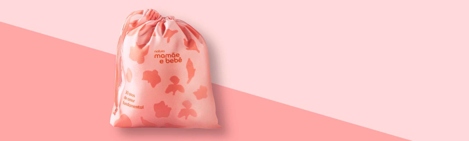 Necessaire Saquinho Momento Gestante Mamae e Bebe