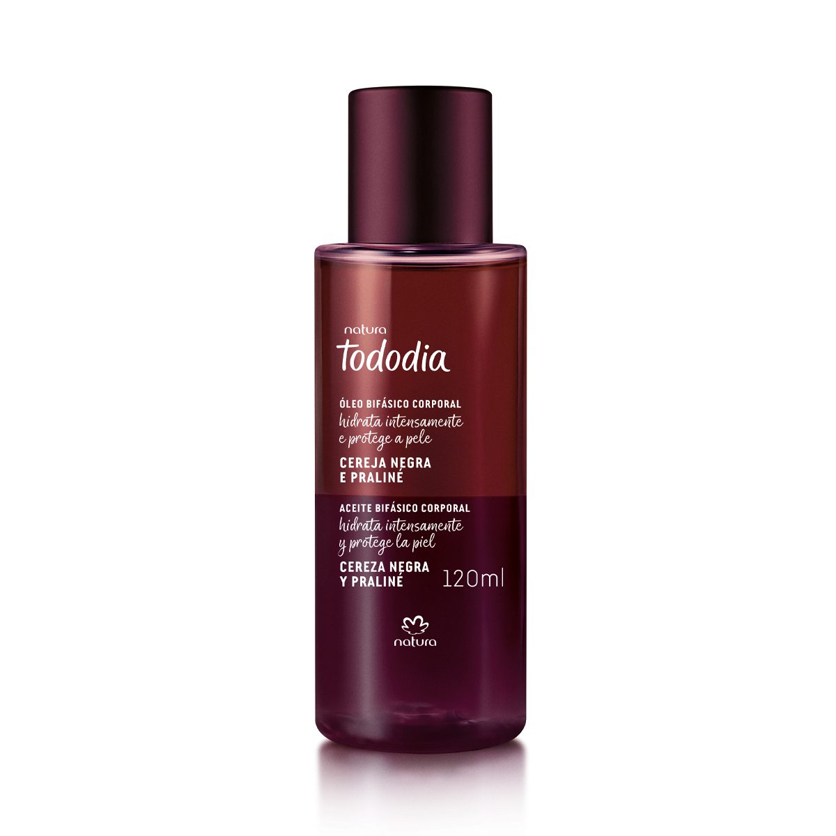 Oleo Bifasico Corporal Tododia Cereja Negra e Praline