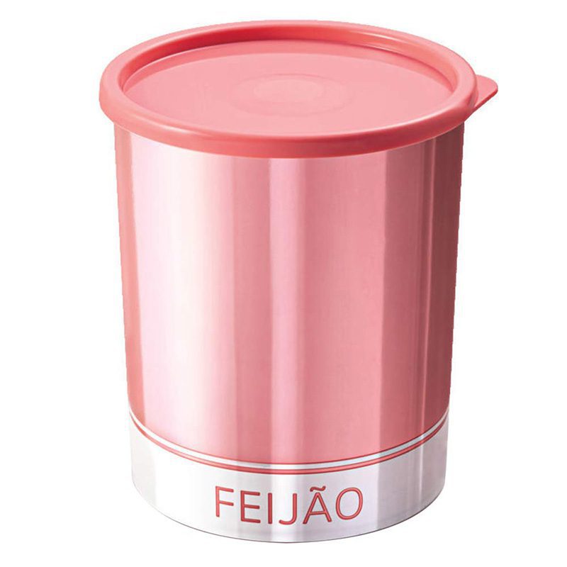Pote Mantimento Rosê Gold Feijão