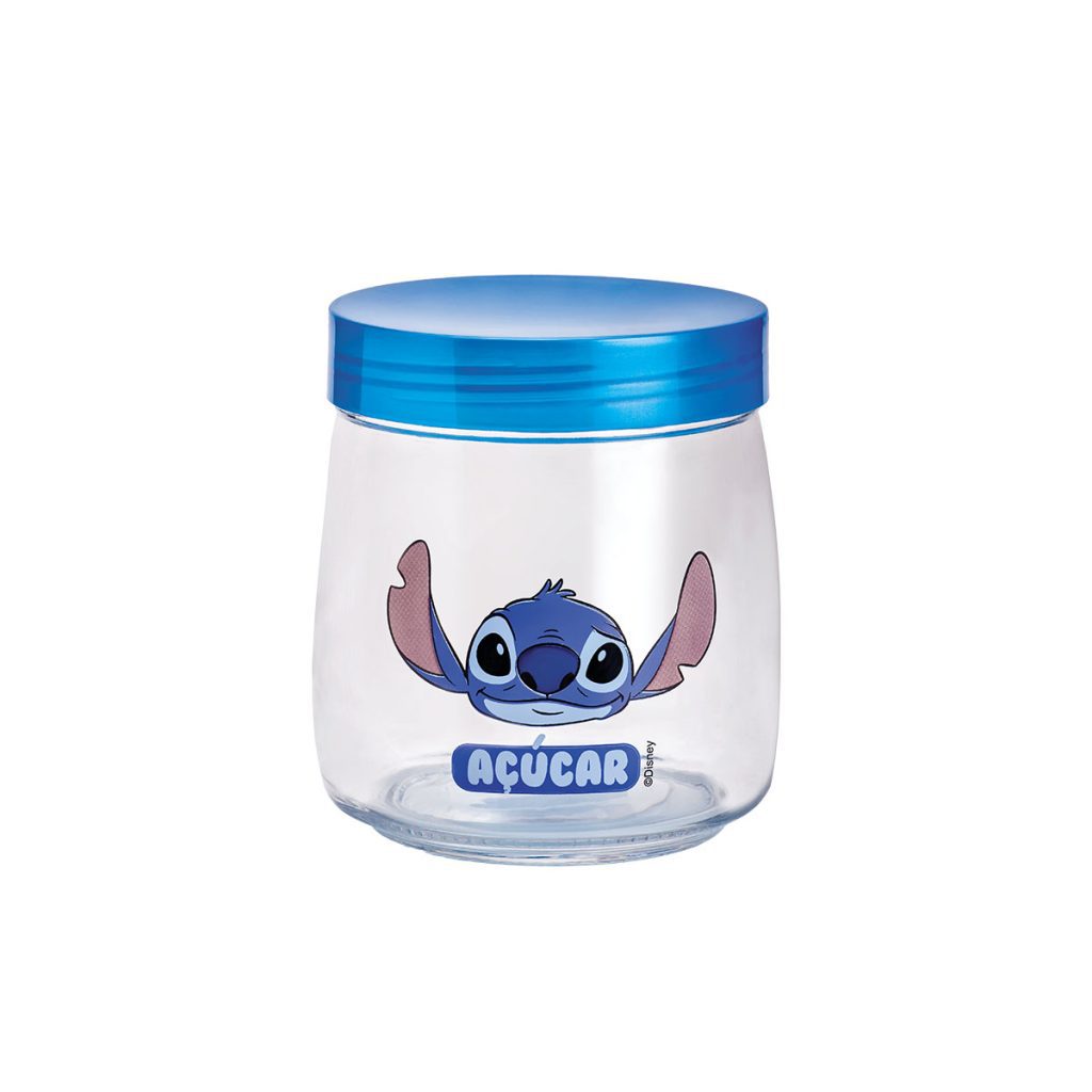 Pote de Vidro Açúcar Stitch