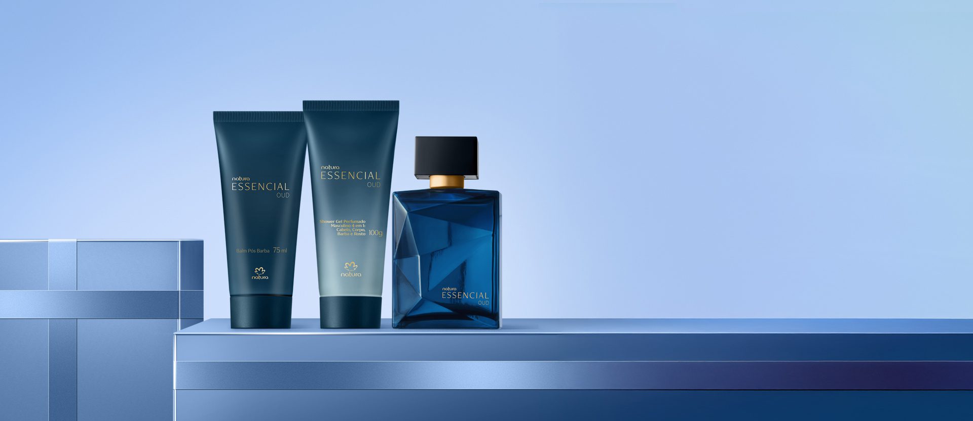 Presente Natura Essencial Oud Masculino 3 produtos