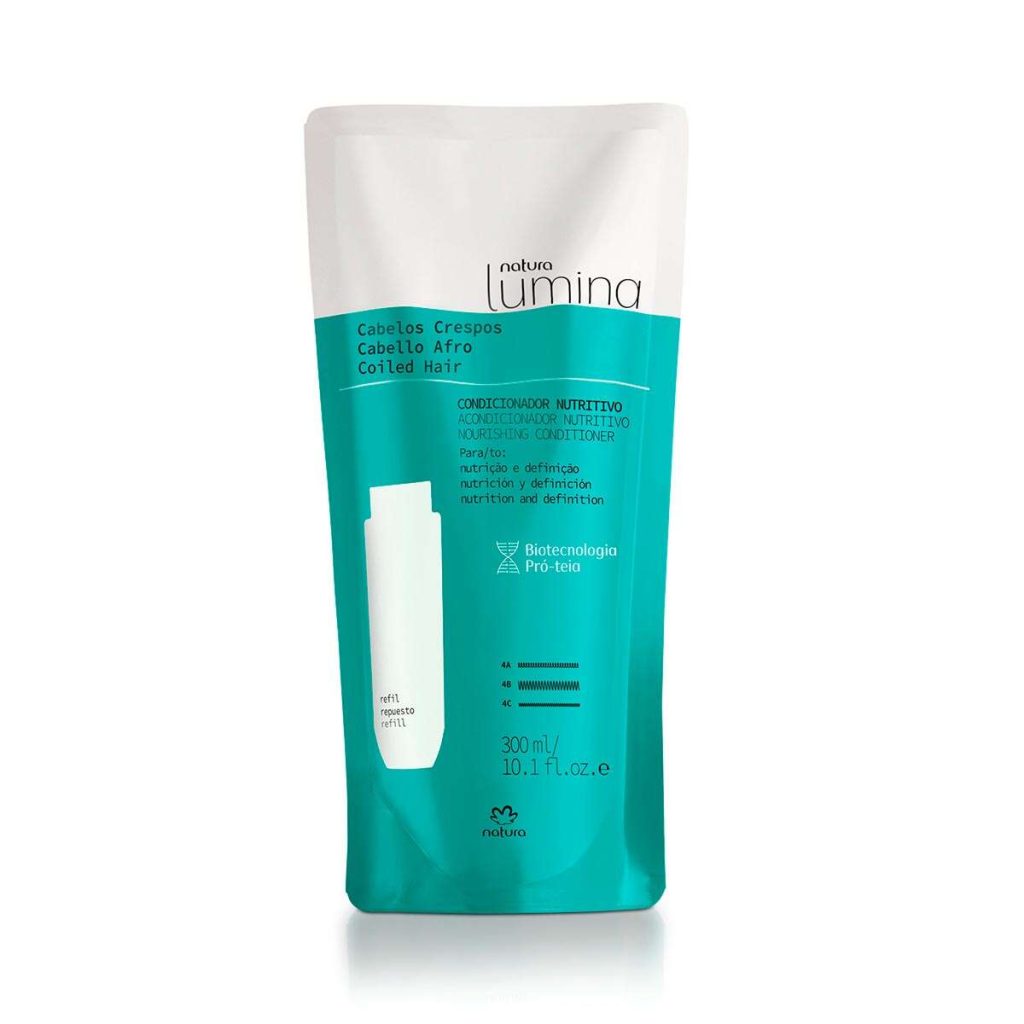 Refil Condicionador Nutritivo para Cabelos Crespos Lumina