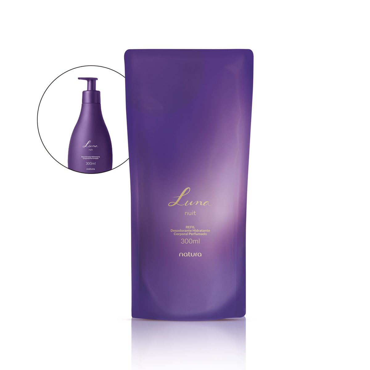 Refil Desodorante Hidratante Corporal Luna Nuit 2 Refil Desodorante Hidratante Corporal Luna Nuit