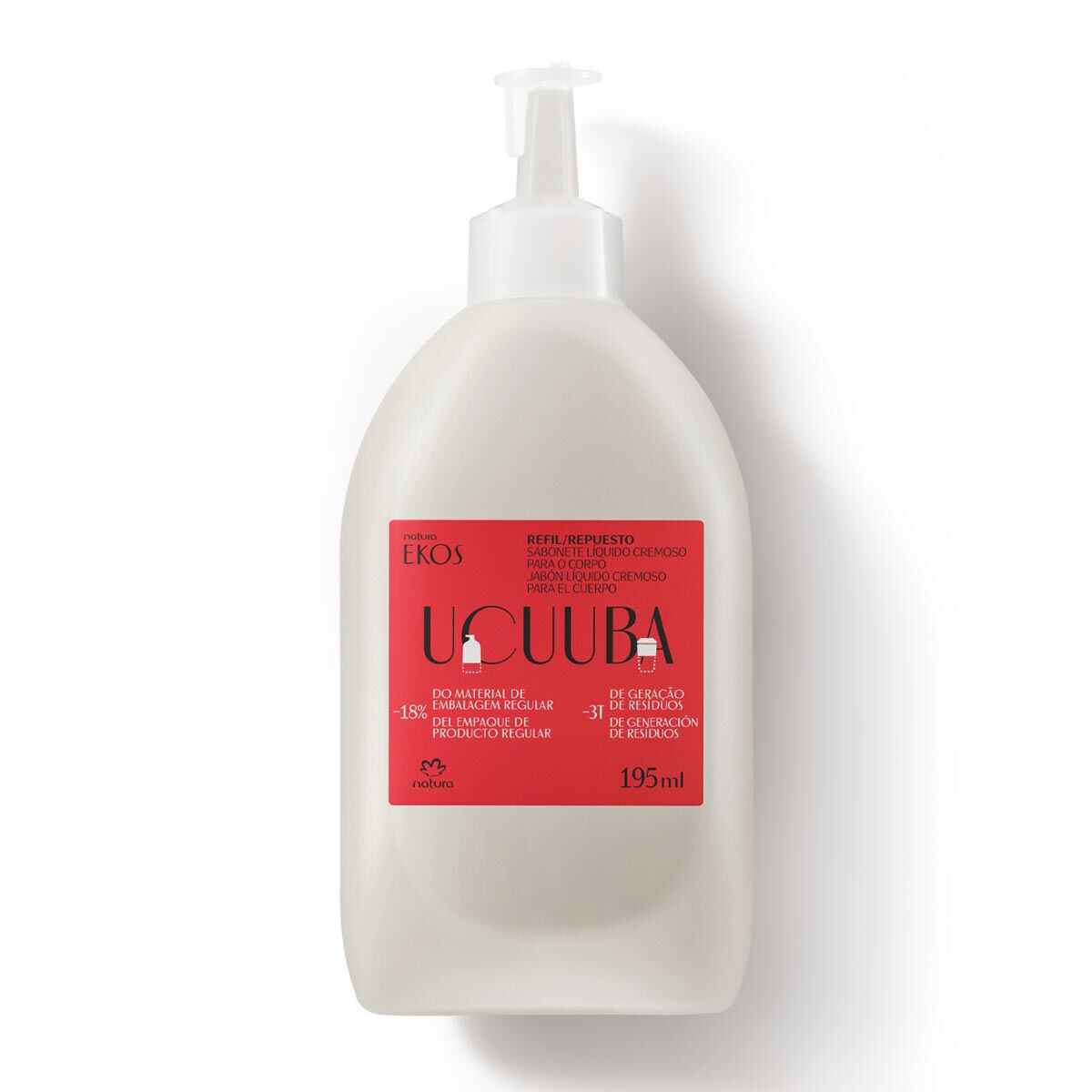 Refil Sabonete Liquido Hidratante Corporal Ekos Ucuuba