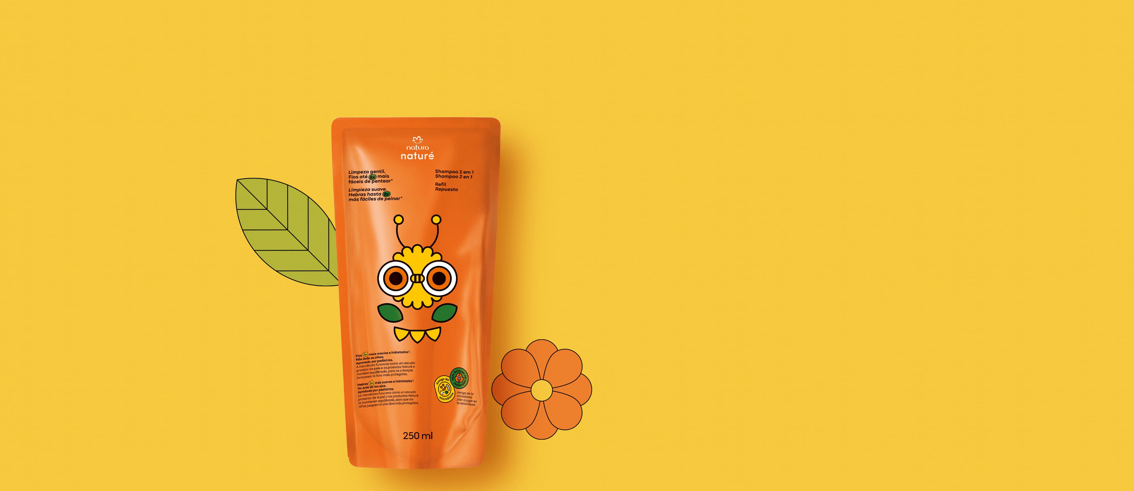 Refil Shampoo 2 em 1 Nature