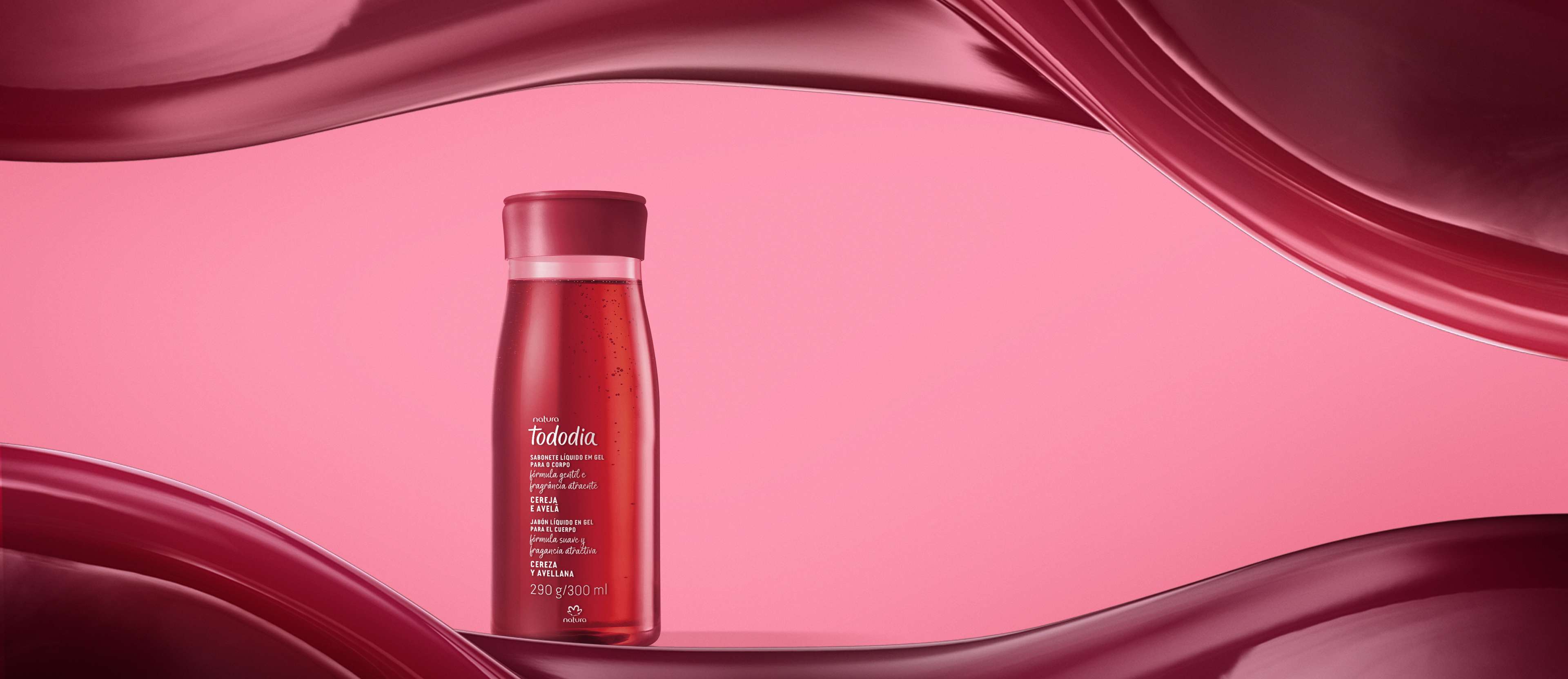 Sabonete Liquido em Gel Tododia Cereja e Avela