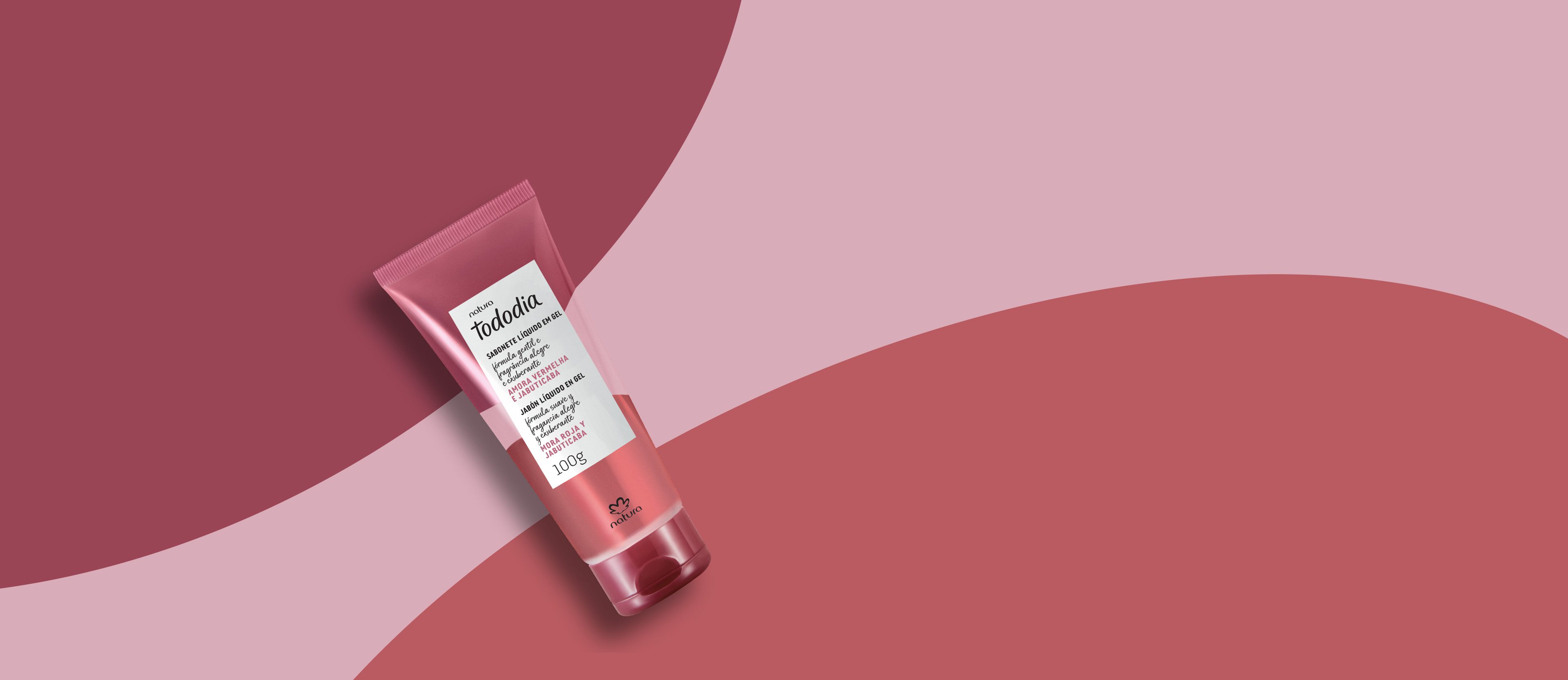 Sabonete Liquido em Gel para o Corpo Tododia Amora Vermelha