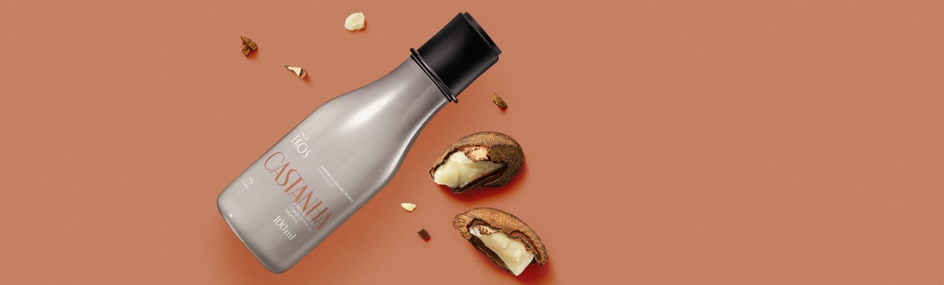 Sabonete Liquido para o Corpo Ekos Castanha 100 ml