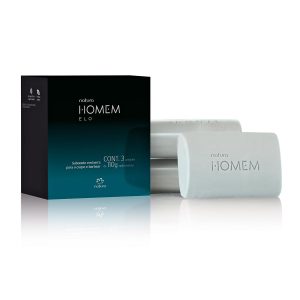 Sabonete em Barra para Corpo e Barbear Natura Homem Elo [NATBRA-125363]