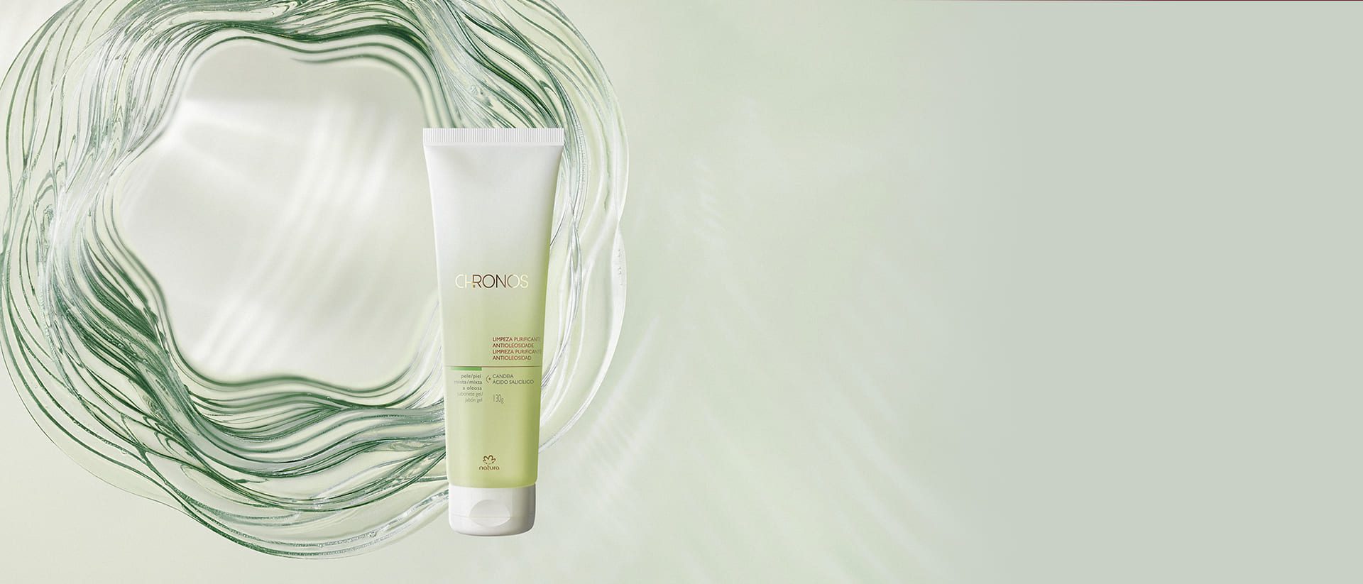 Sabonete em Gel Limpeza Purificante Antioleosidade Chronos Derma 2 Sabonete em Gel Limpeza Purificante Antioleosidade Chronos Derma