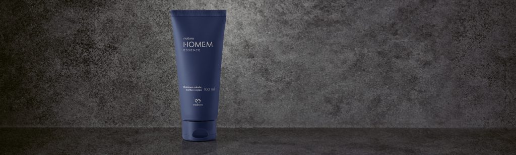 Shampoo Cabelo Barba e Corpo Natura Homem Essence 100 ml