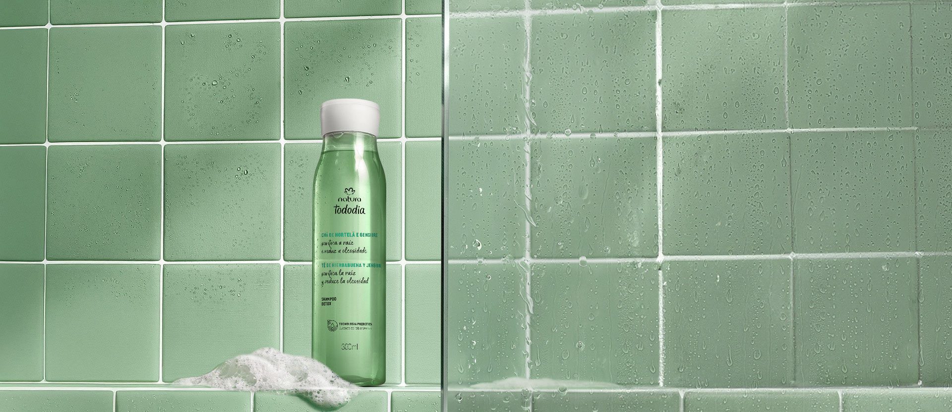 Shampoo Detox Tododia Cha de Hortela e Gengibre