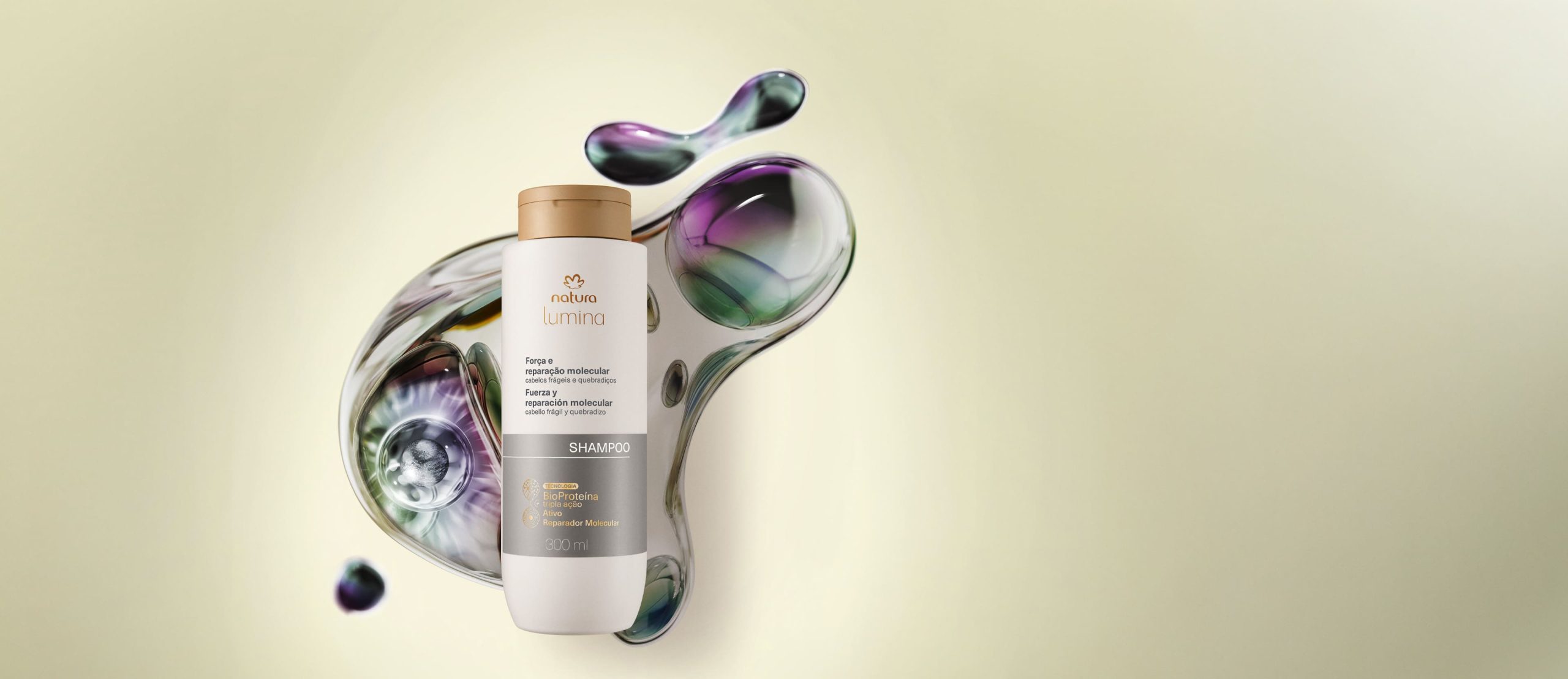 Shampoo Forca e Reparacao Molecular Lumina scaled