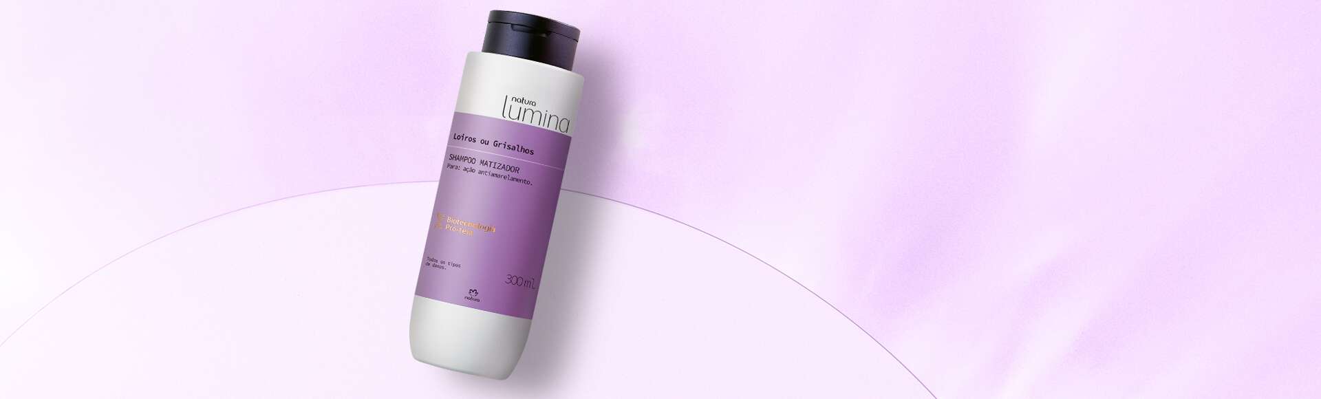Shampoo Matizador para Cabelos Loiros e Grisalhos Lumina 2 Shampoo Matizador para Cabelos Loiros e Grisalhos Lumina