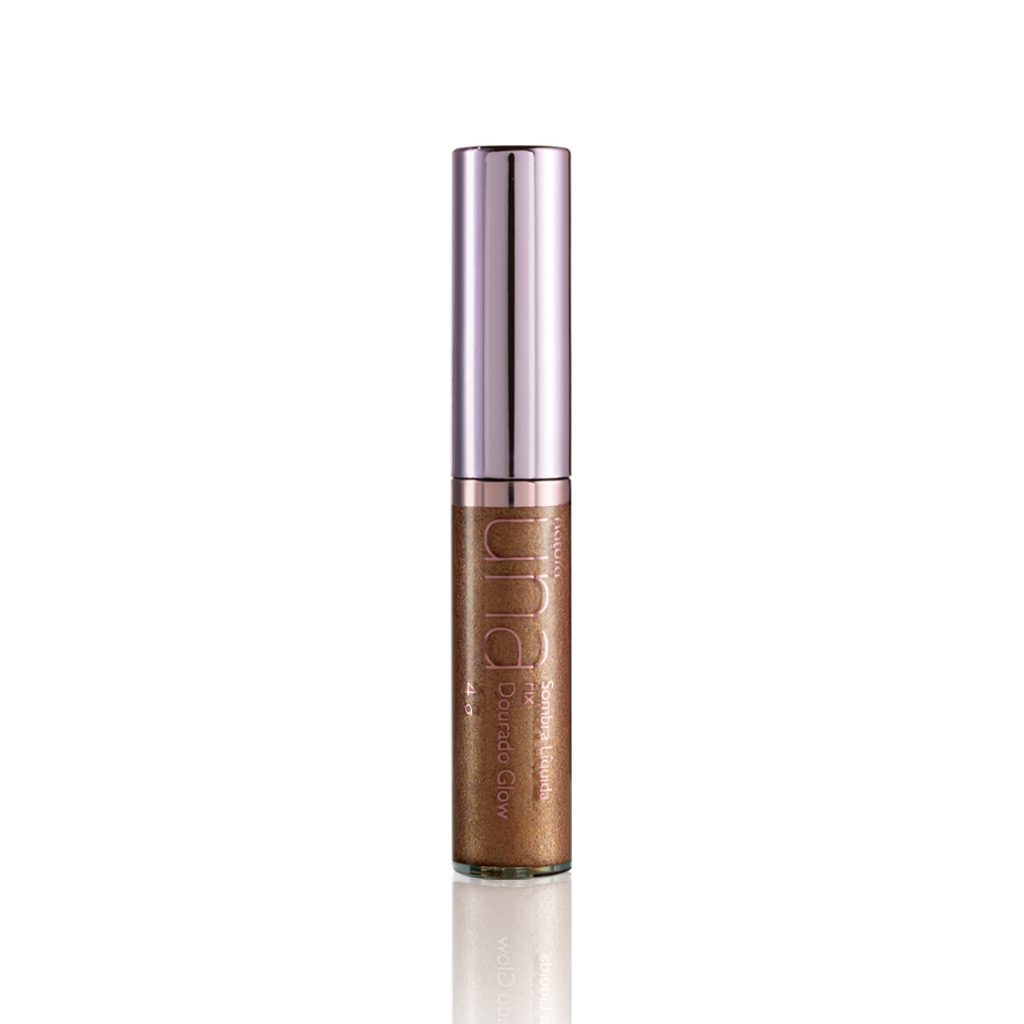Sombra Líquida Fix Una – Dourado Glow