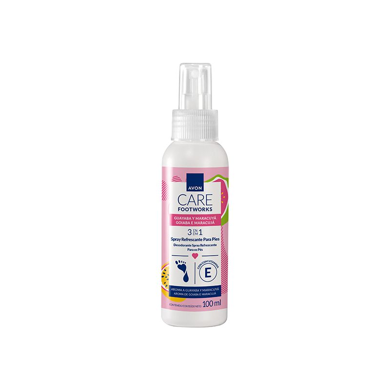 Spray Refrescante Para Pés Maracujá E Goiaba